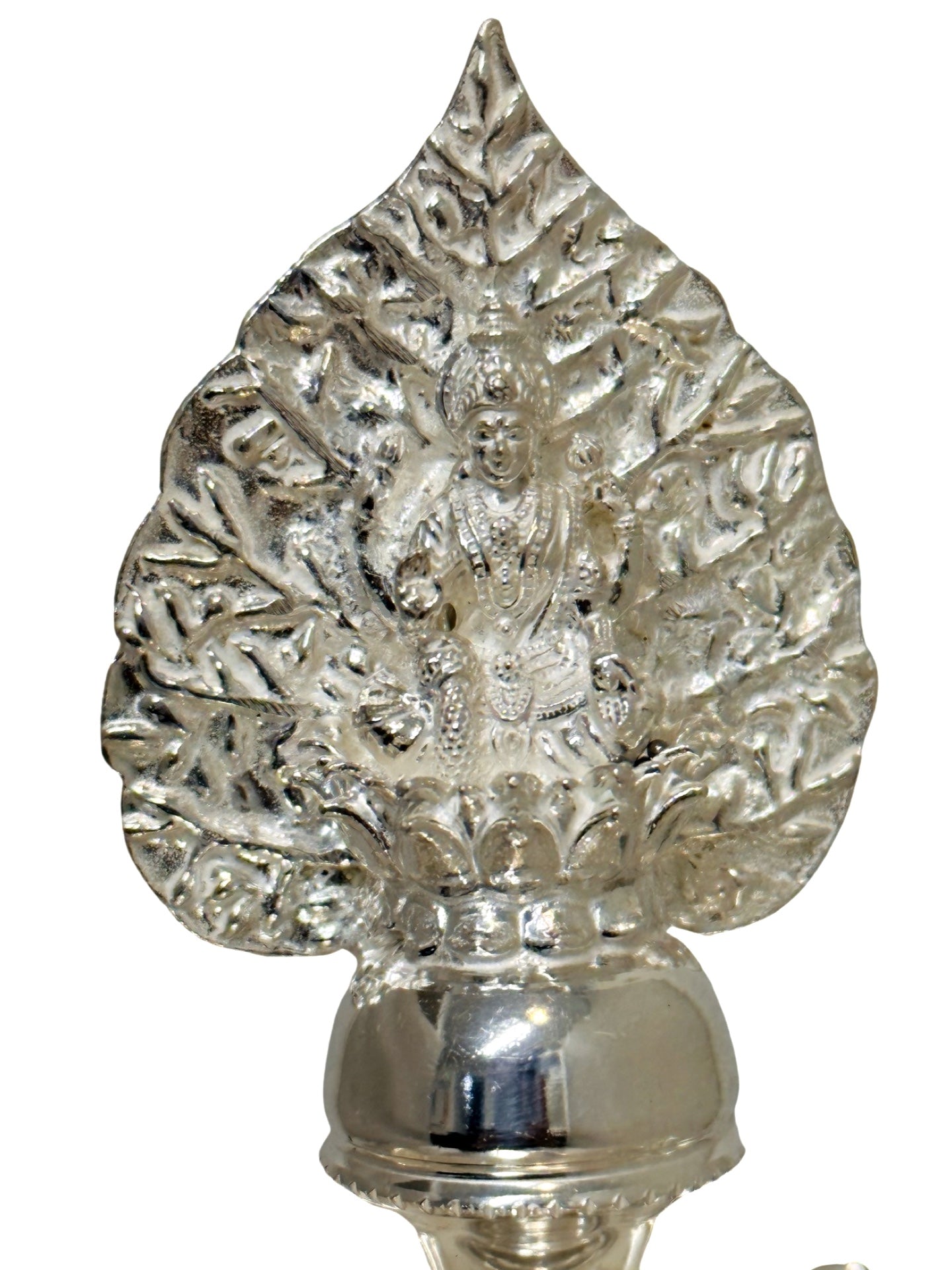 925 Silver Lakshmi-Ganesh Kundulu-Kuthuvilakku 8.75 inches