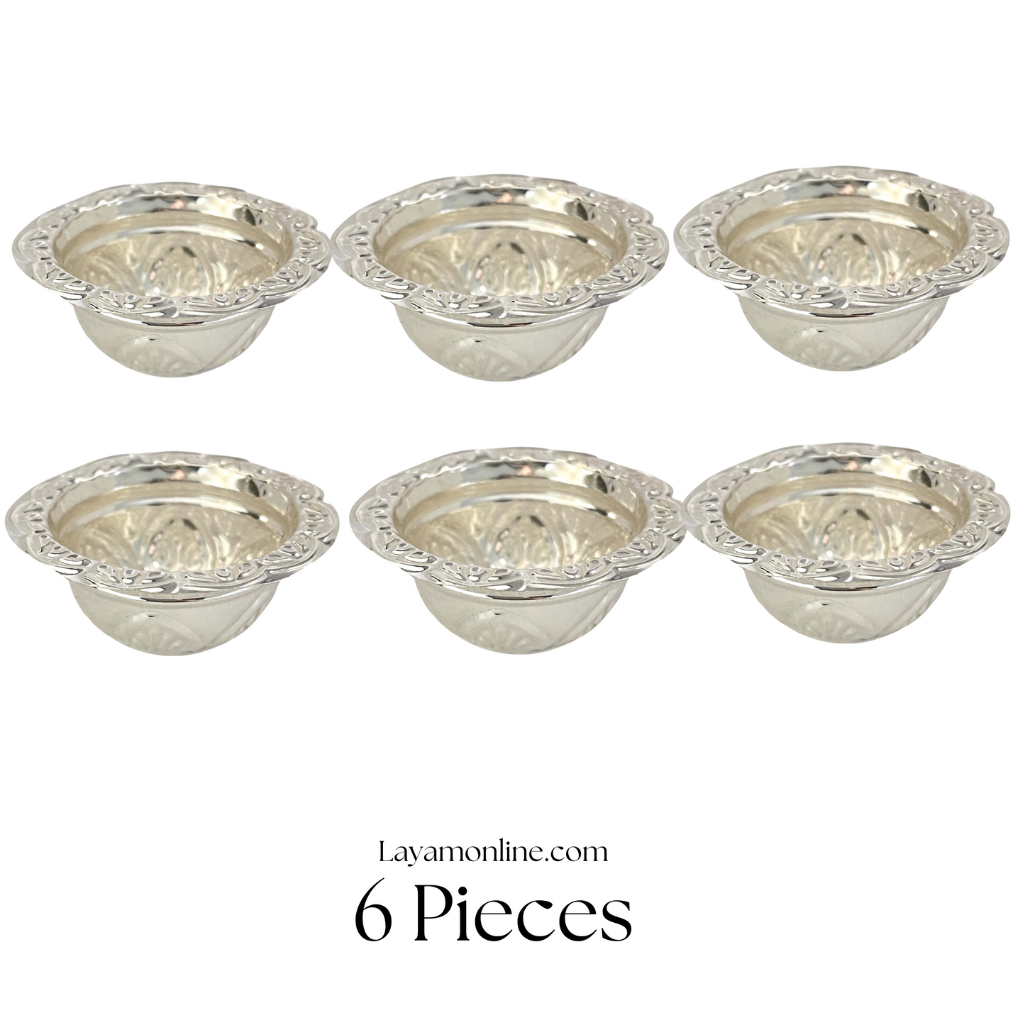 Silver Small Bowl (6 PCs)