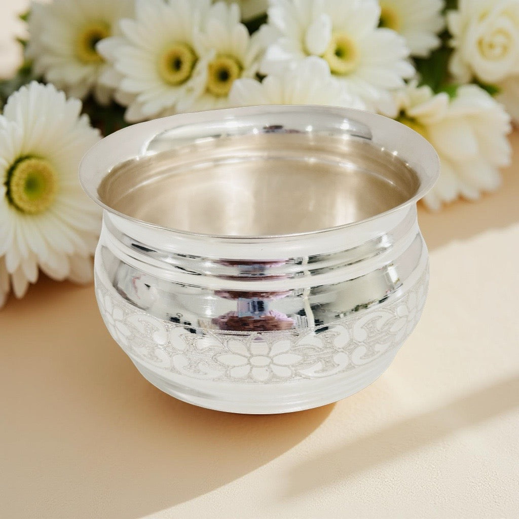 Engraved Silver Bowl