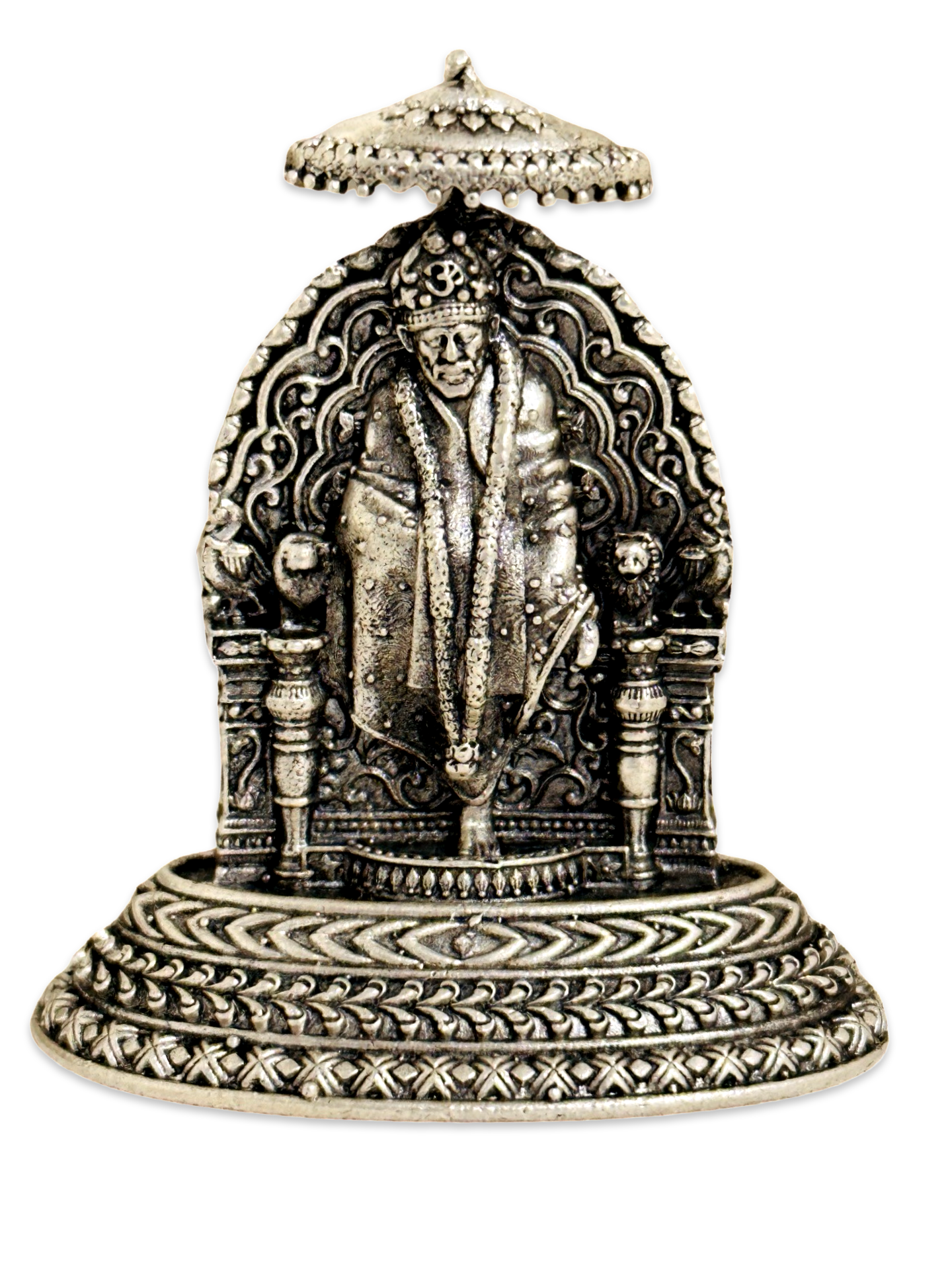 Antique Silver Sai Baba Idol