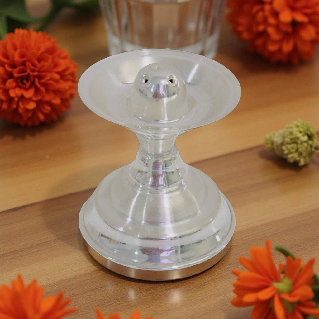 Silver Incense Stick Stand