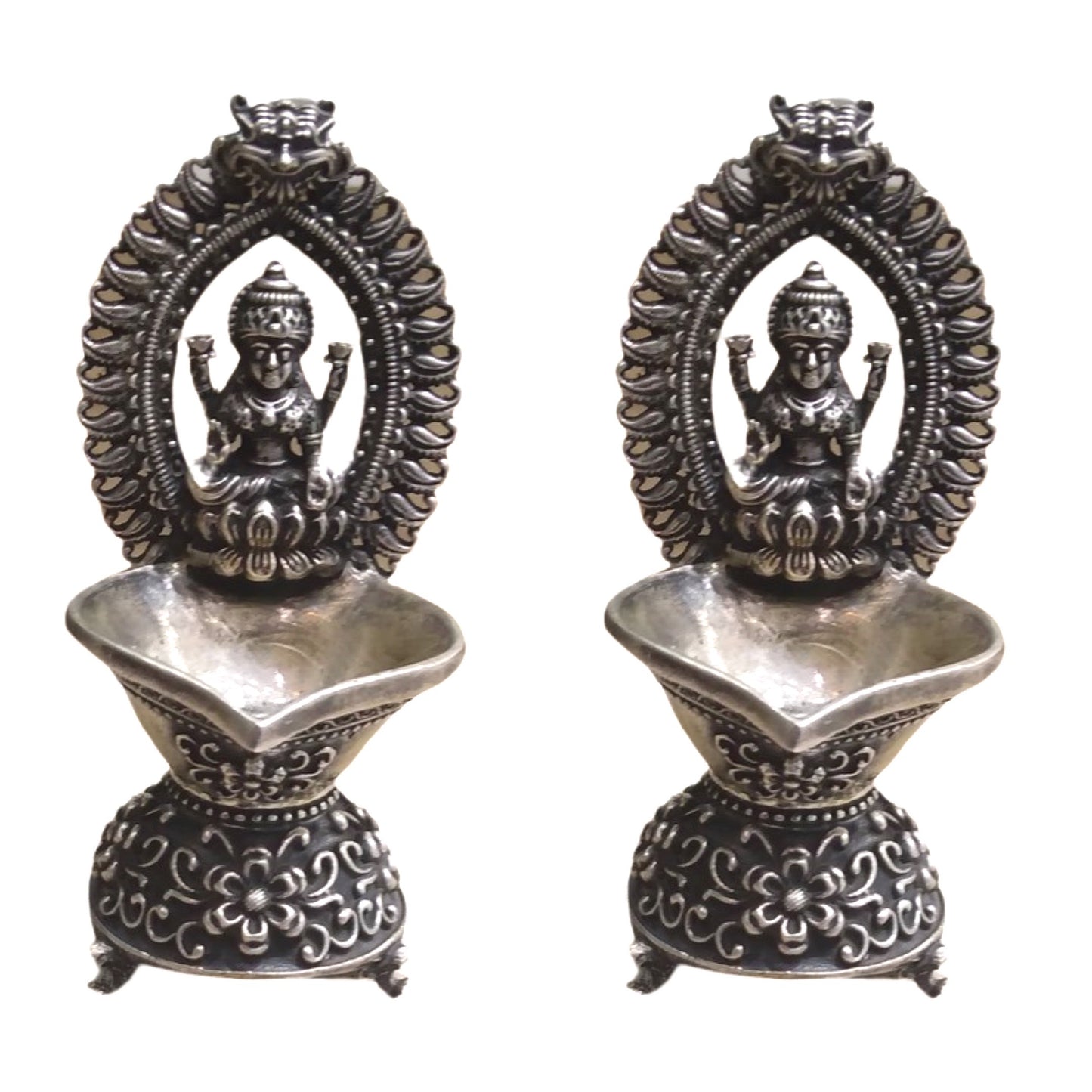925 Silver Antique Laksmi Diya