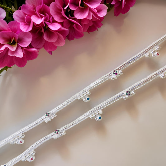 Sowmiya Silver Anklet 7 inches