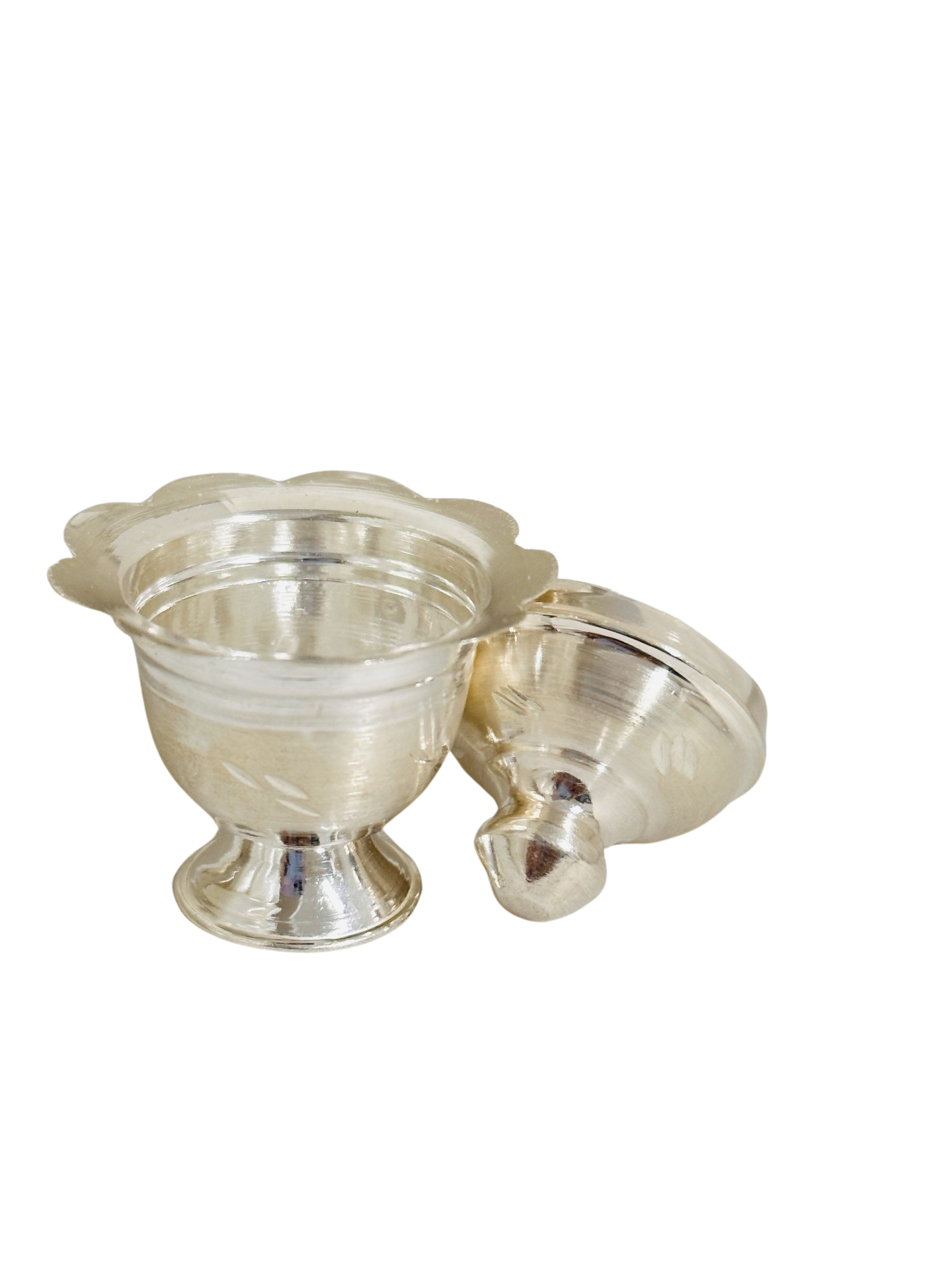 925 Silver Plain KumKum Bharani