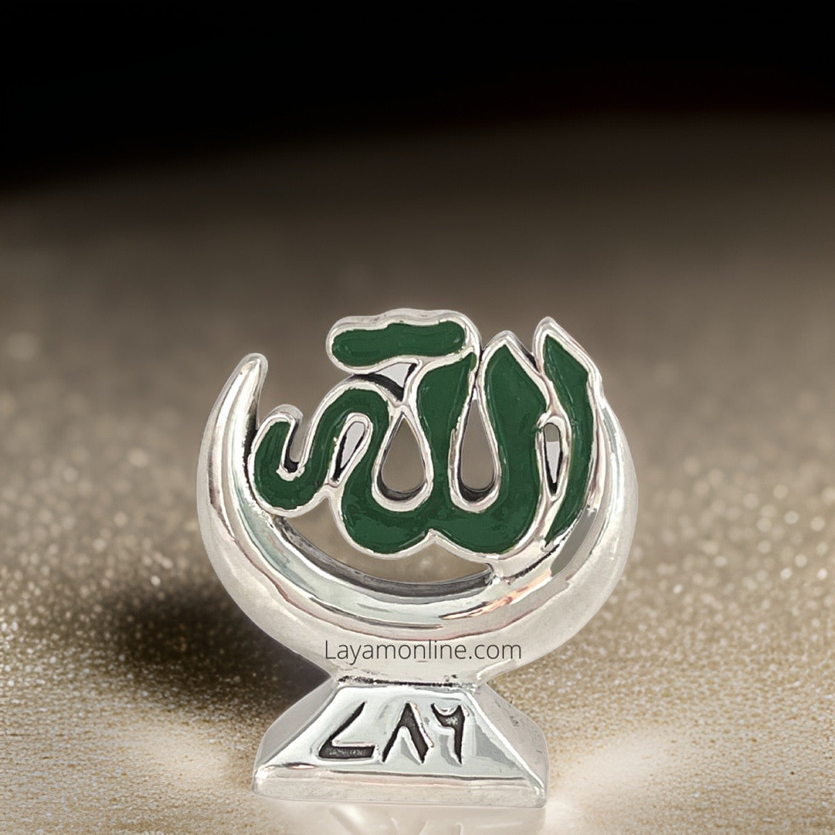 Antique 999 Fine Silver Islam Idol-1.9 Inches