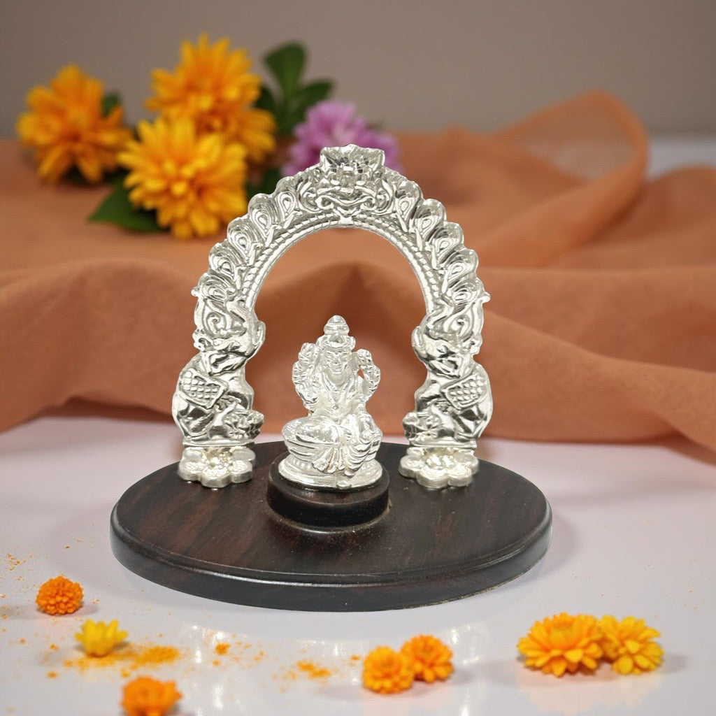 925 Silver Arch Lakshmi - 2.7 inches
