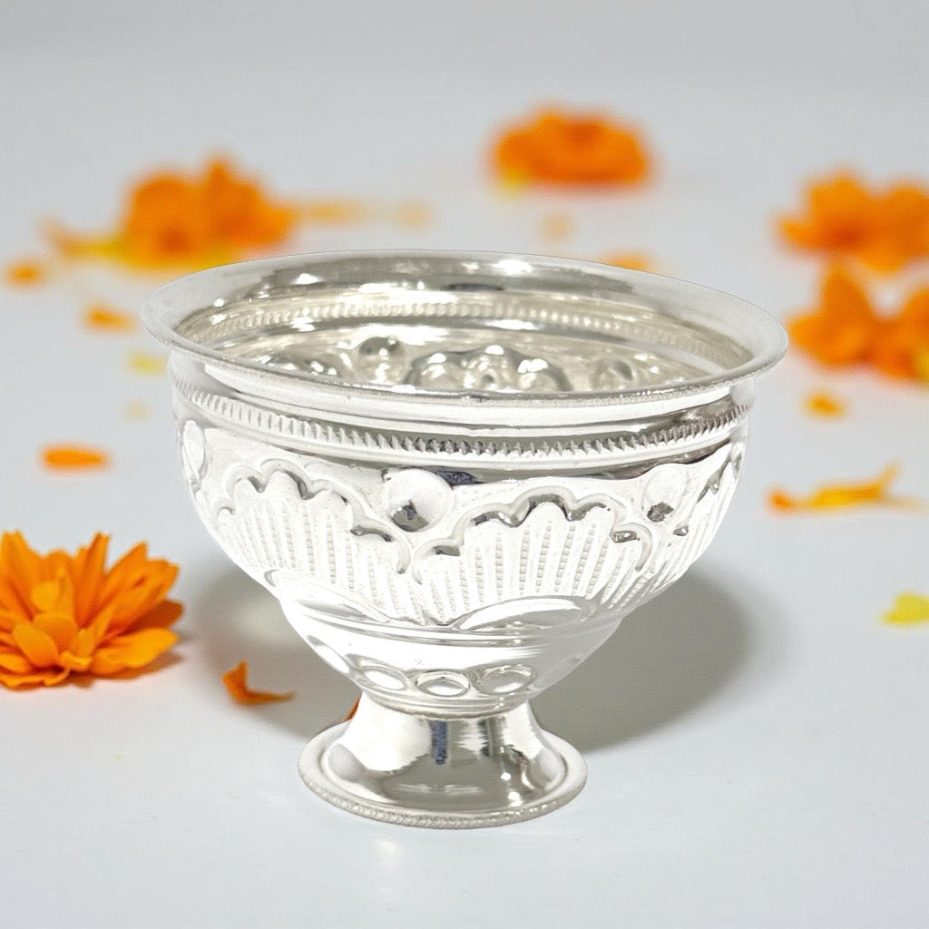 Anamika 925 Silver Nakash Chandan Cup