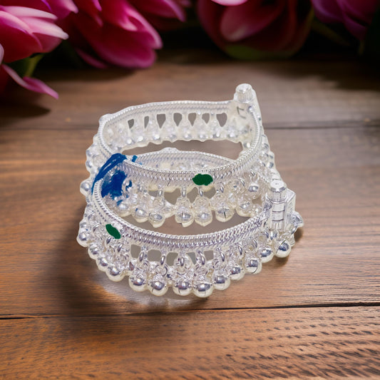 Suha Silver Baby Anklet 6.5 Inches