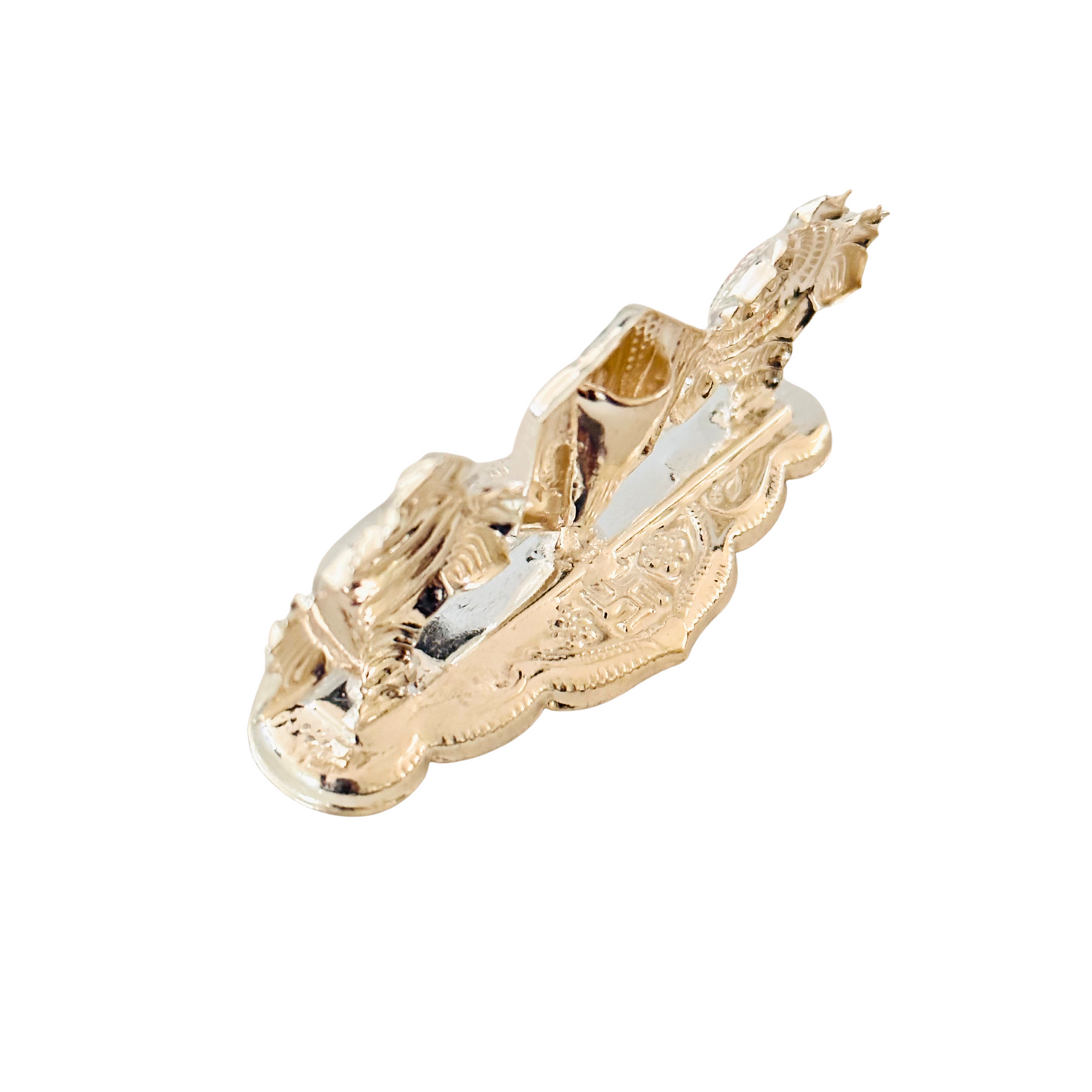 Silver Sangu-Chakra-Namam Incense Burner