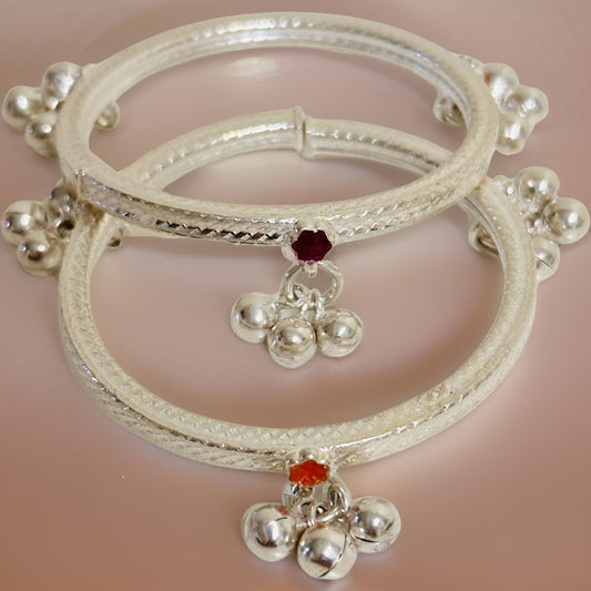 Silver Openable Anklet for Baby-Todler