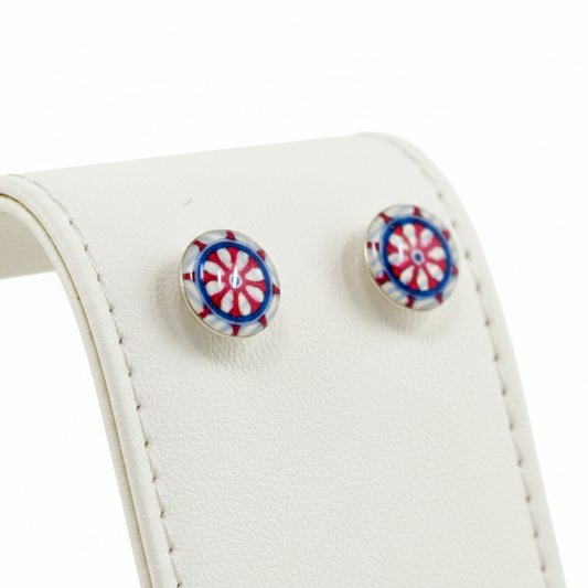 925 Silver Resin Earrings
