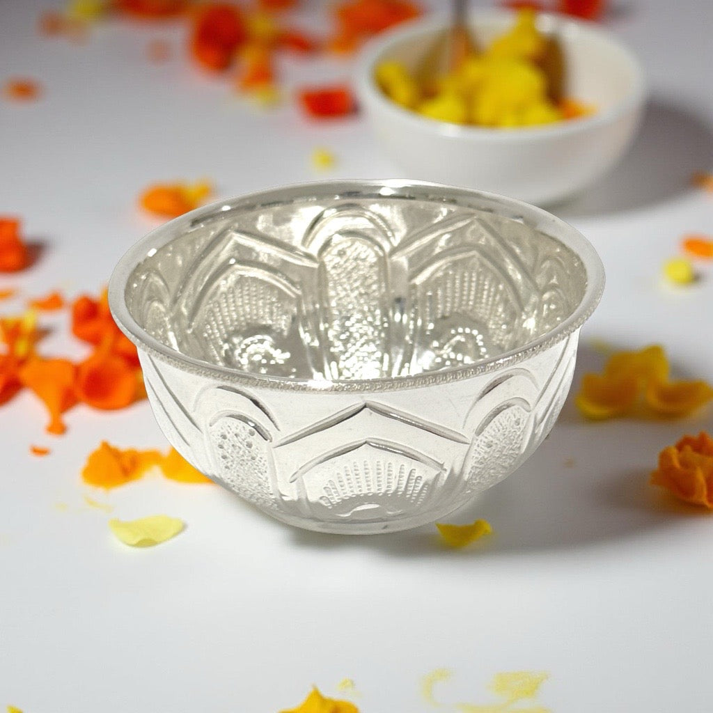 Hritha 925 Silver Nakash Bowl