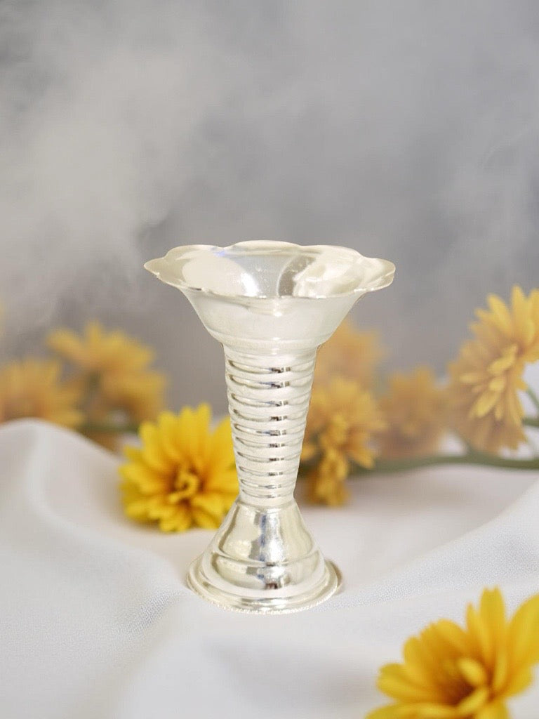 Silver Incense Burner Holder