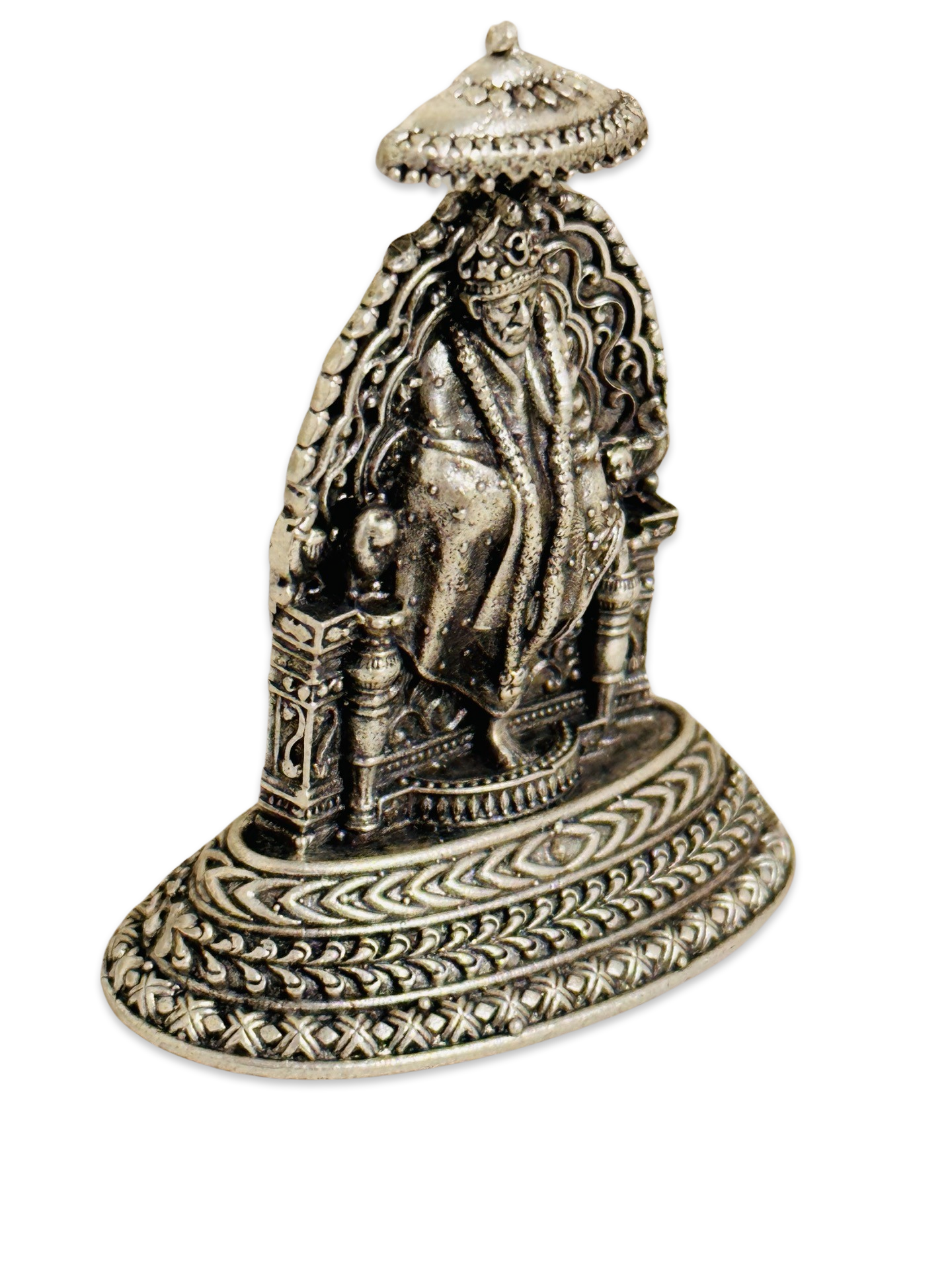 Antique Silver Sai Baba Idol