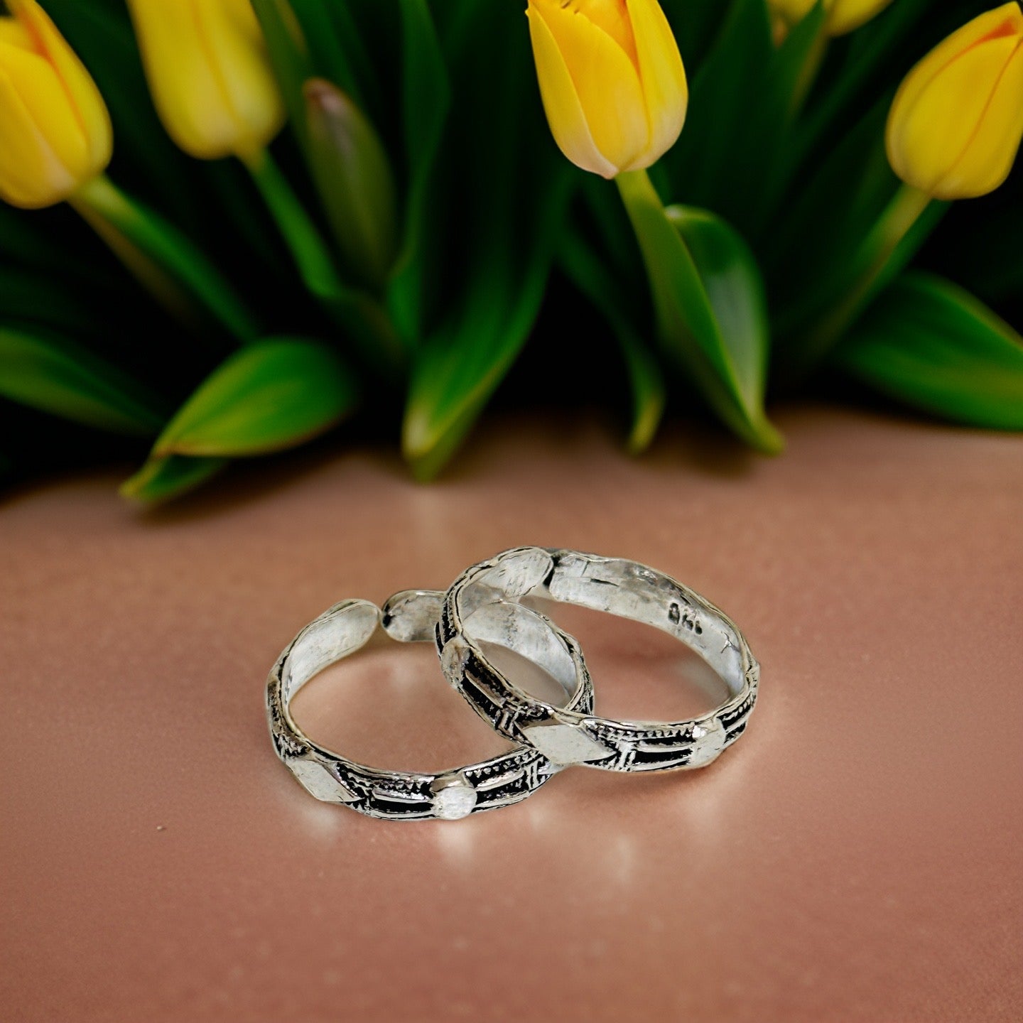 Vigna 925 Antique Silver Toe rings