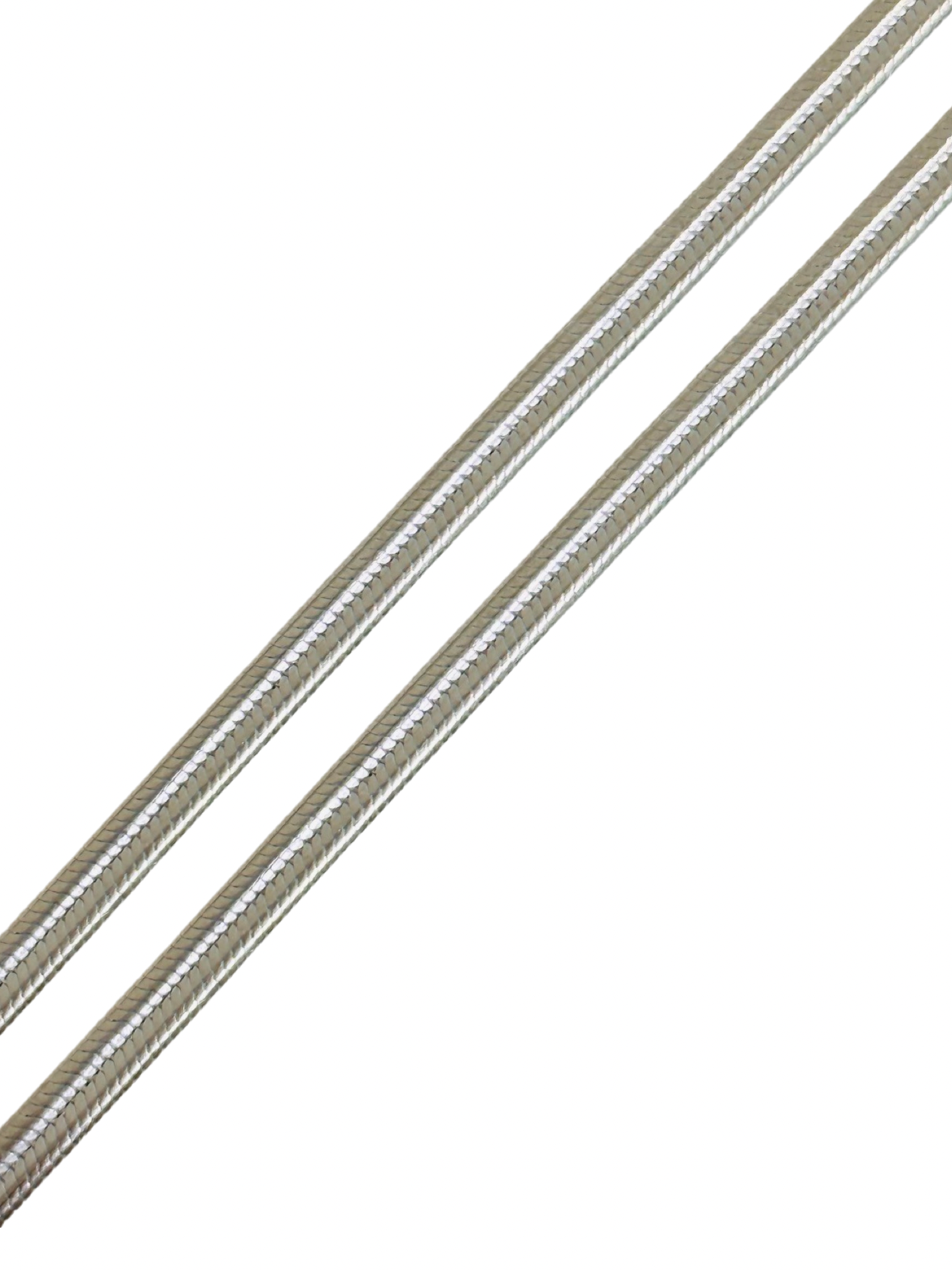 Plain- Flat Snake Chain Anklet- 10.5 inches