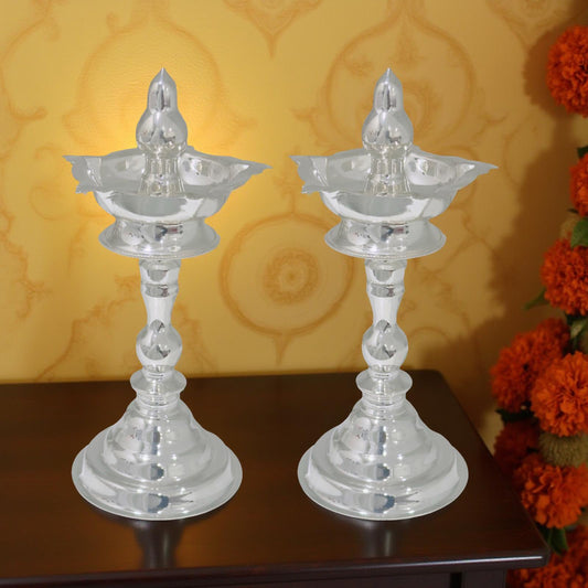 925 Silver Five Beak Moggu Deepa 6 Inches