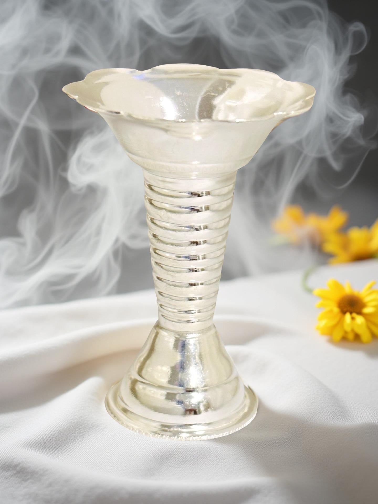 Silver Incense Burner Holder