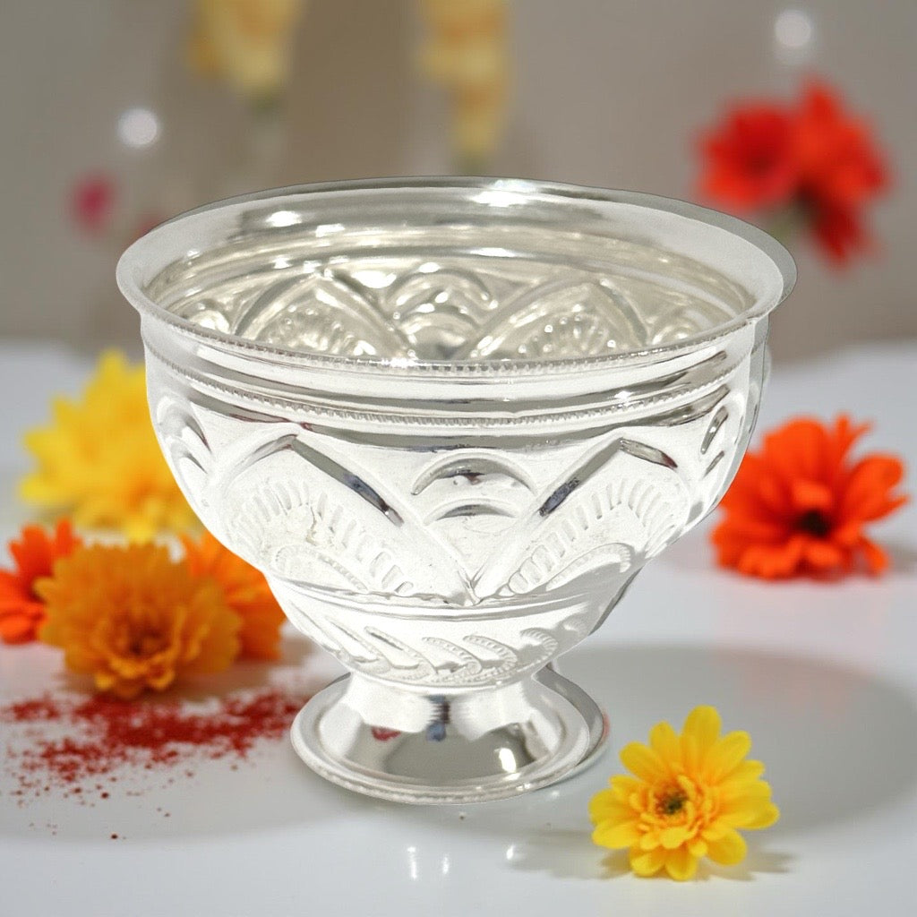 Arna 925 Silver Nakash Chandan Cup