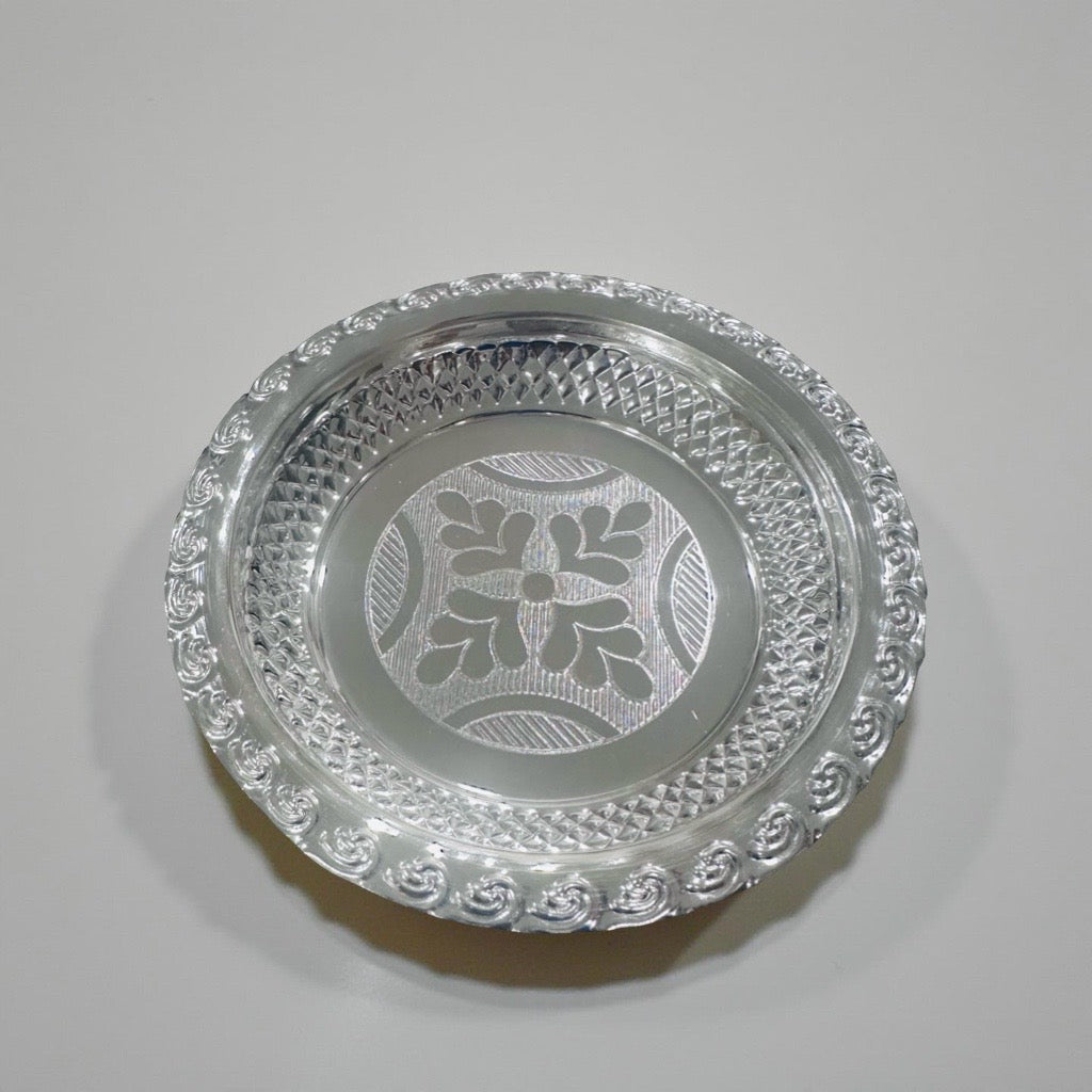 Anika Silver Nakash Plate 4.8 Inches