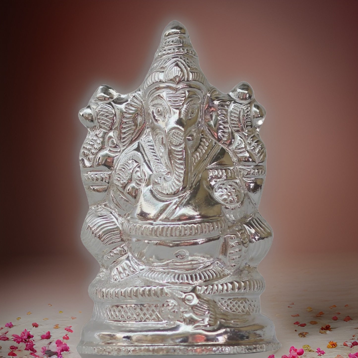 Silver Ganesh Idol