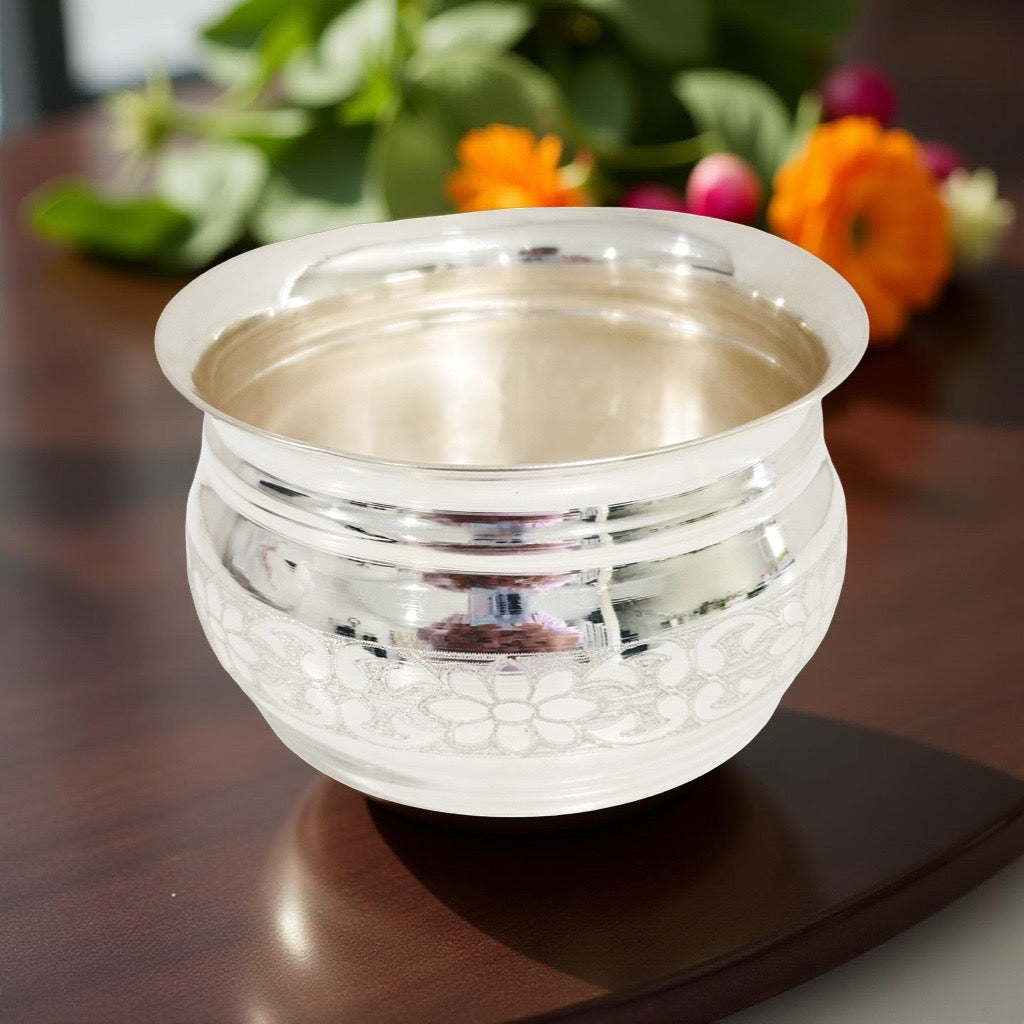 Engraved Silver Bowl
