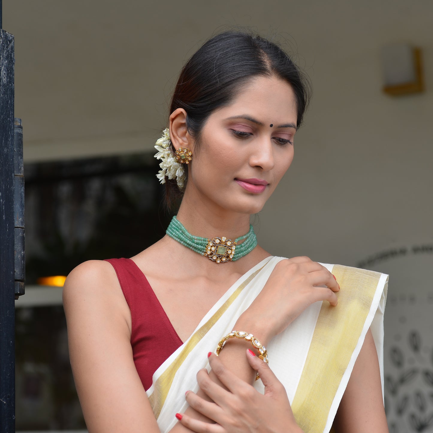 Amoda 925 Silver Necklace And Earrings Set