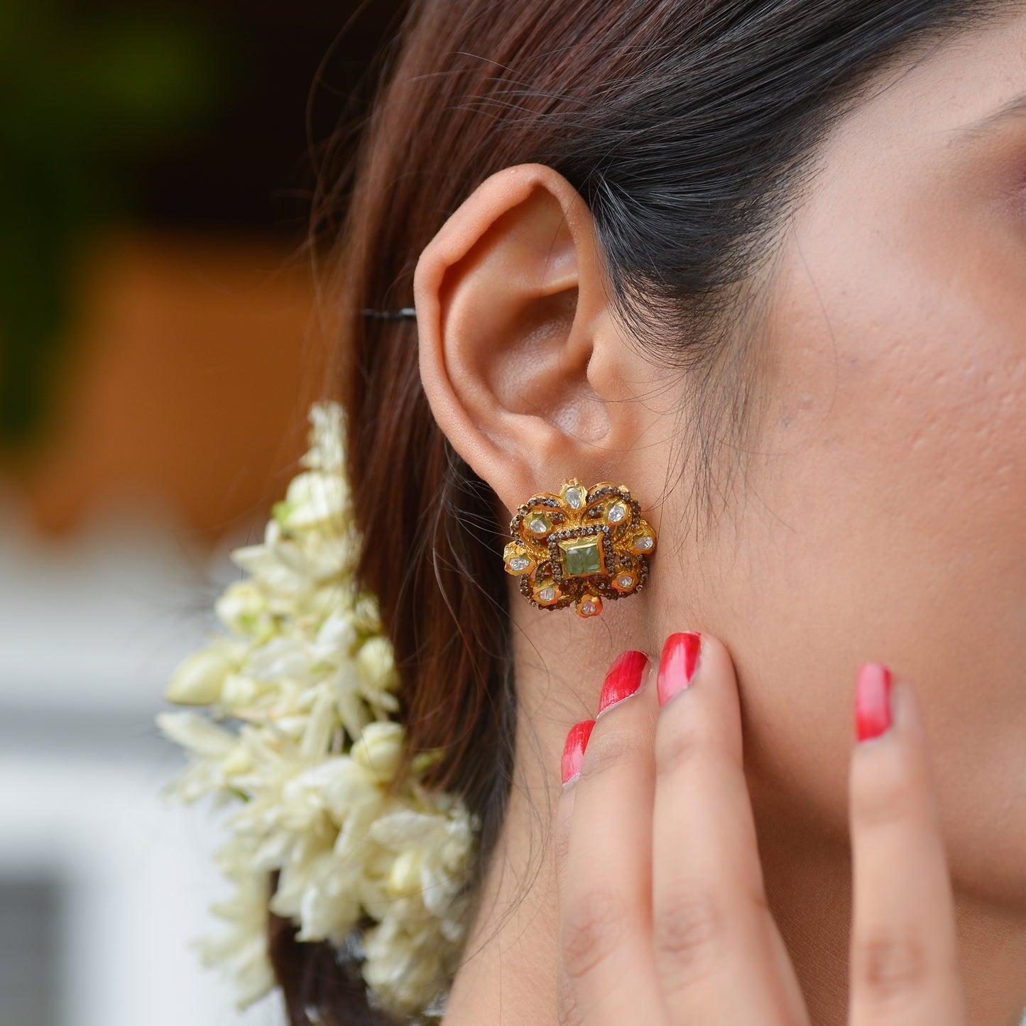 Amoda 925 Silver Necklace And Earrings Set