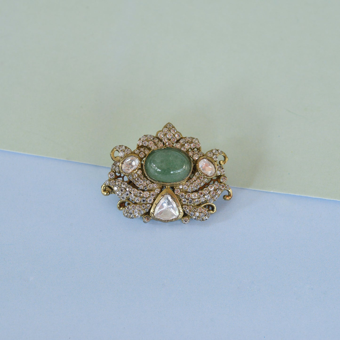 Swetha 925 Silver Antique Victorian Brooch