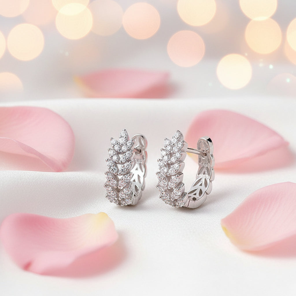 925 Sterling Silver Emma Hoop Earring