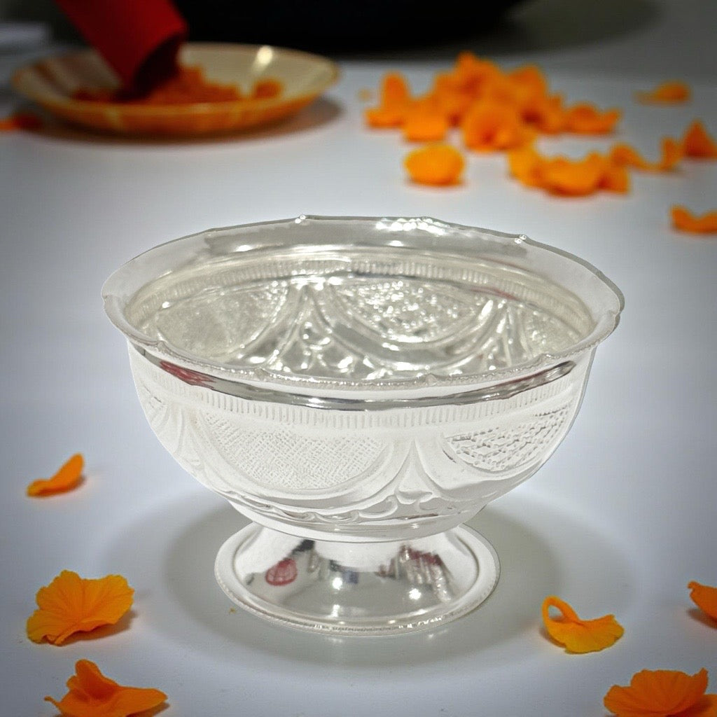 Meera 925 Silver Nakash Chandan Cup