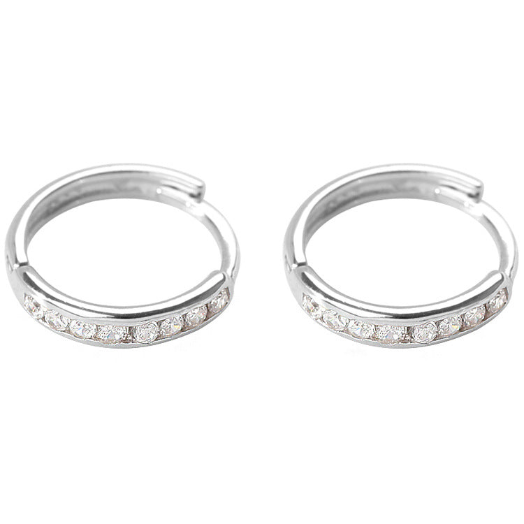 925 Sterling Silver Huggie Hoop Earrings