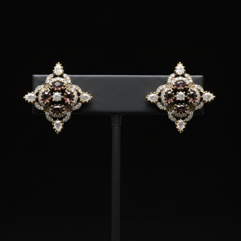 Neetha Victorian Stud Earring