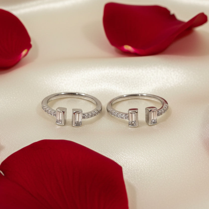 925 Antique Silver Malikka Toe rings