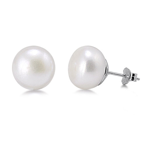 Silver Pearl Earrings