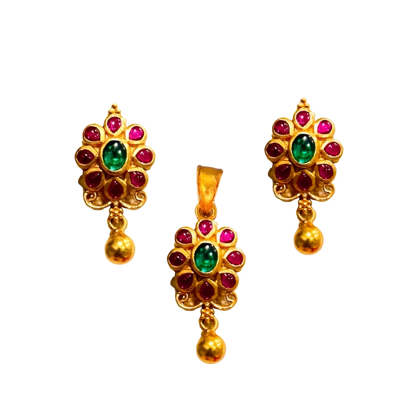 Silver Sanya Pendant set