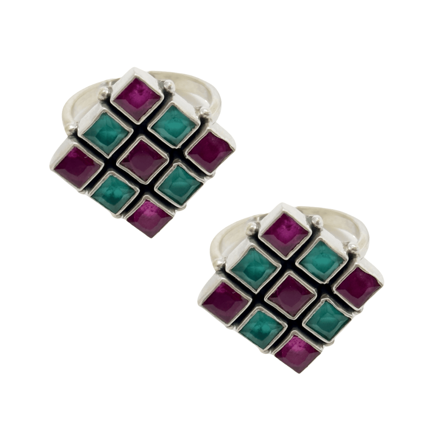 Antique Silver Penelope Toe Rings