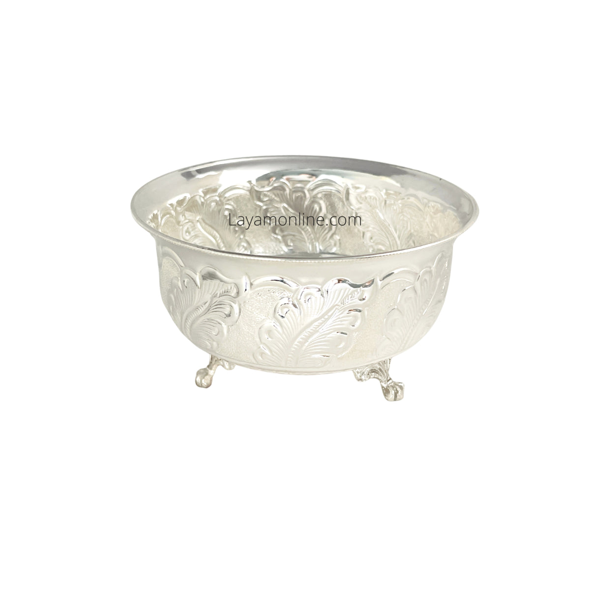 Silver Nagas Flower Basket