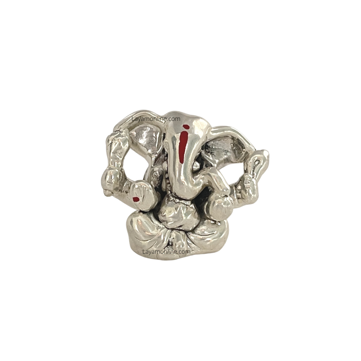 Antique 999 Fine Silver Buddhinath Ganesha Idol