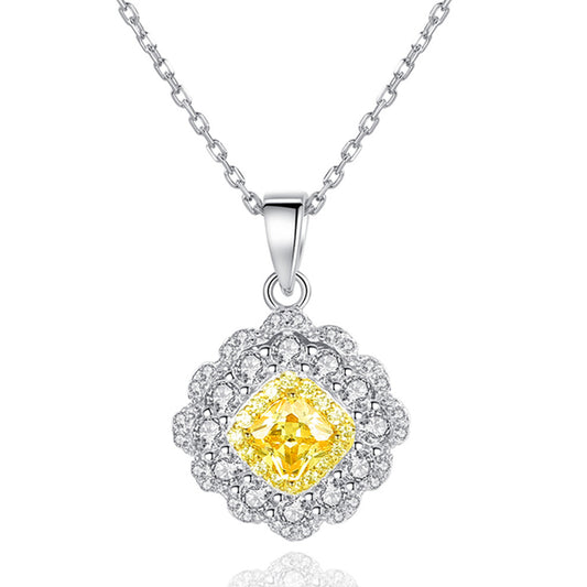Silver Lily Necklace