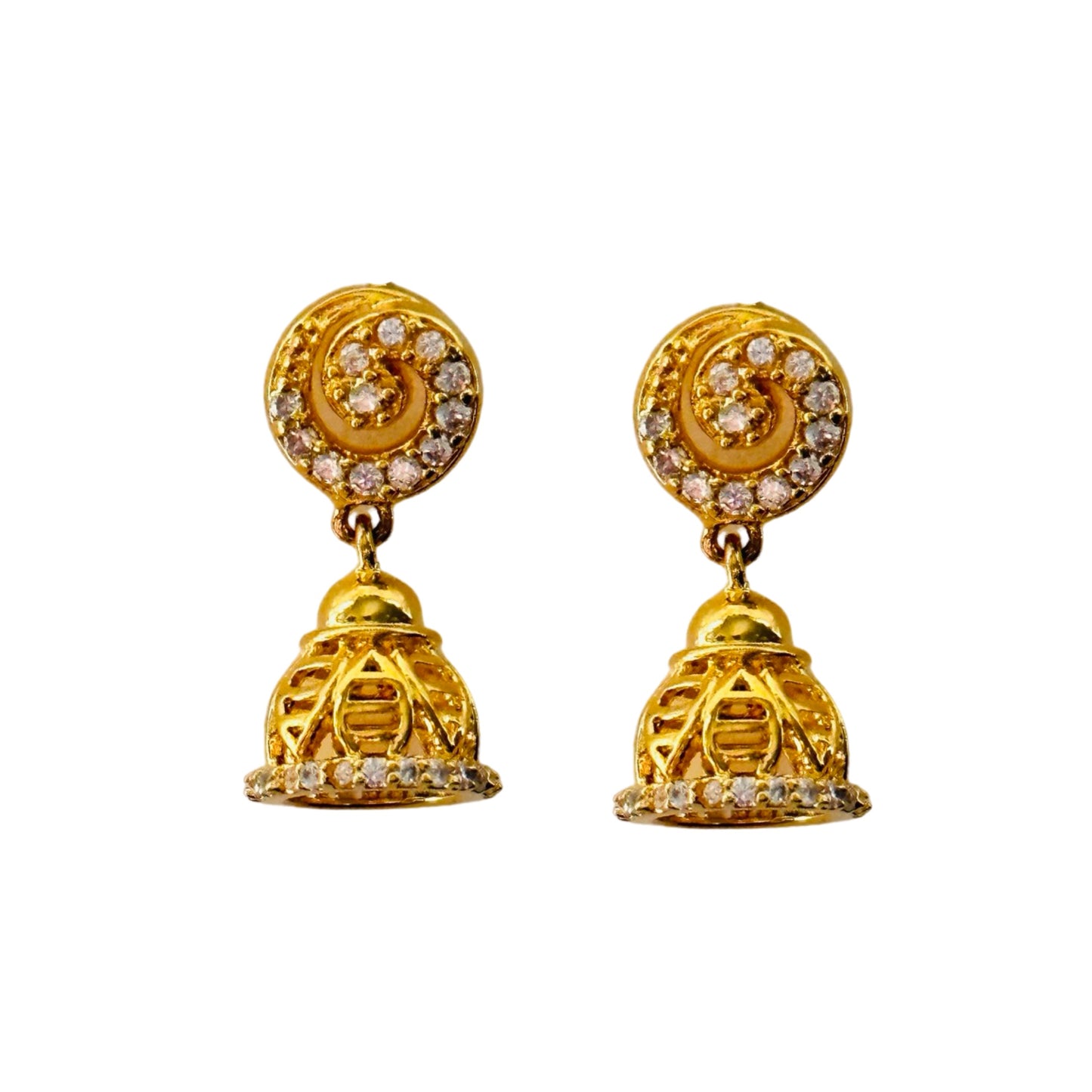 Vigana Silver Jumkha Earrings