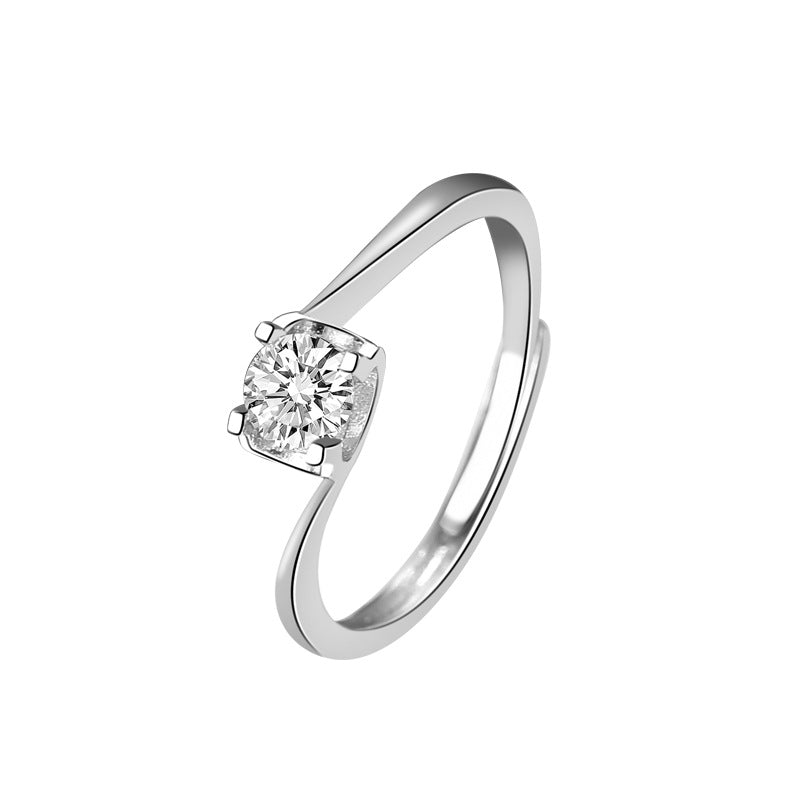 Silver Hannah Ring