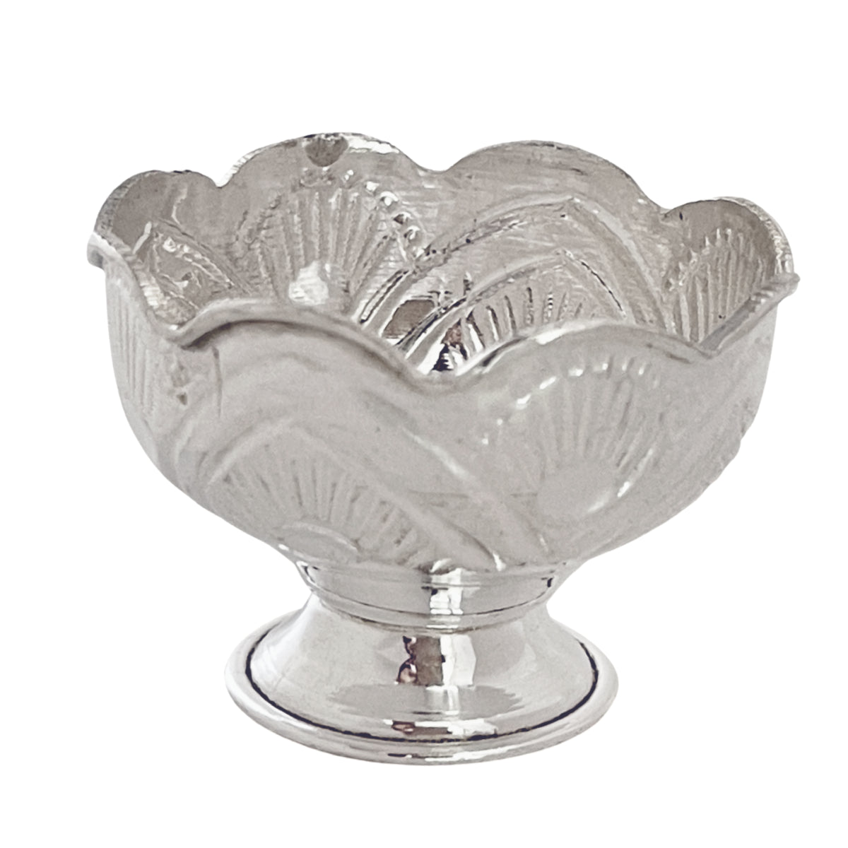 silver chndan kumkum cup, silver chandan kumkum cup