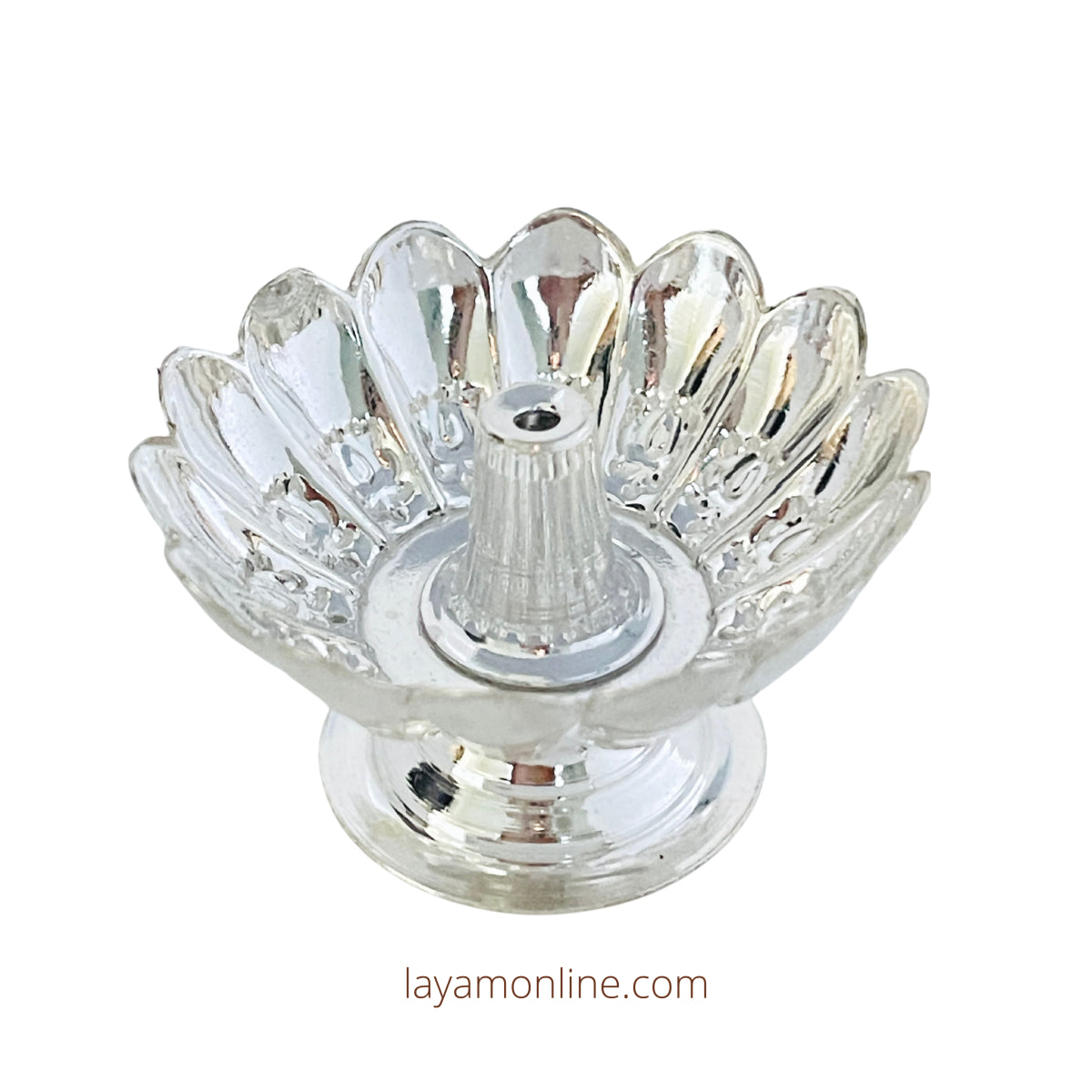 Silver lotus diya, Silver Centre threder diyam Silver plain deepam