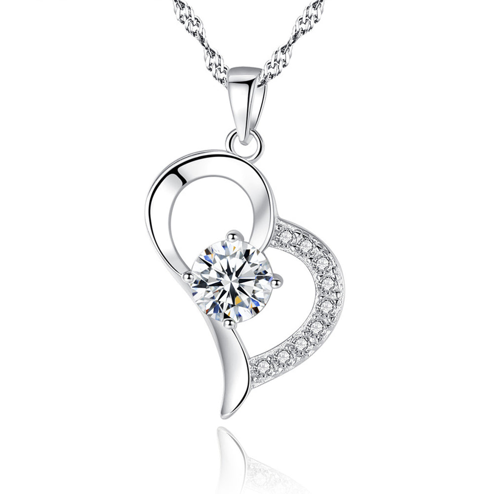 Silver Paisley Necklace