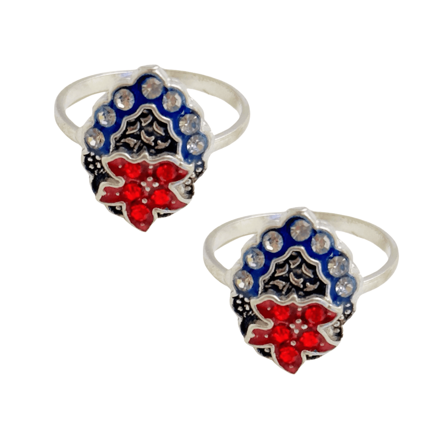 Silver Harper Toe Rings