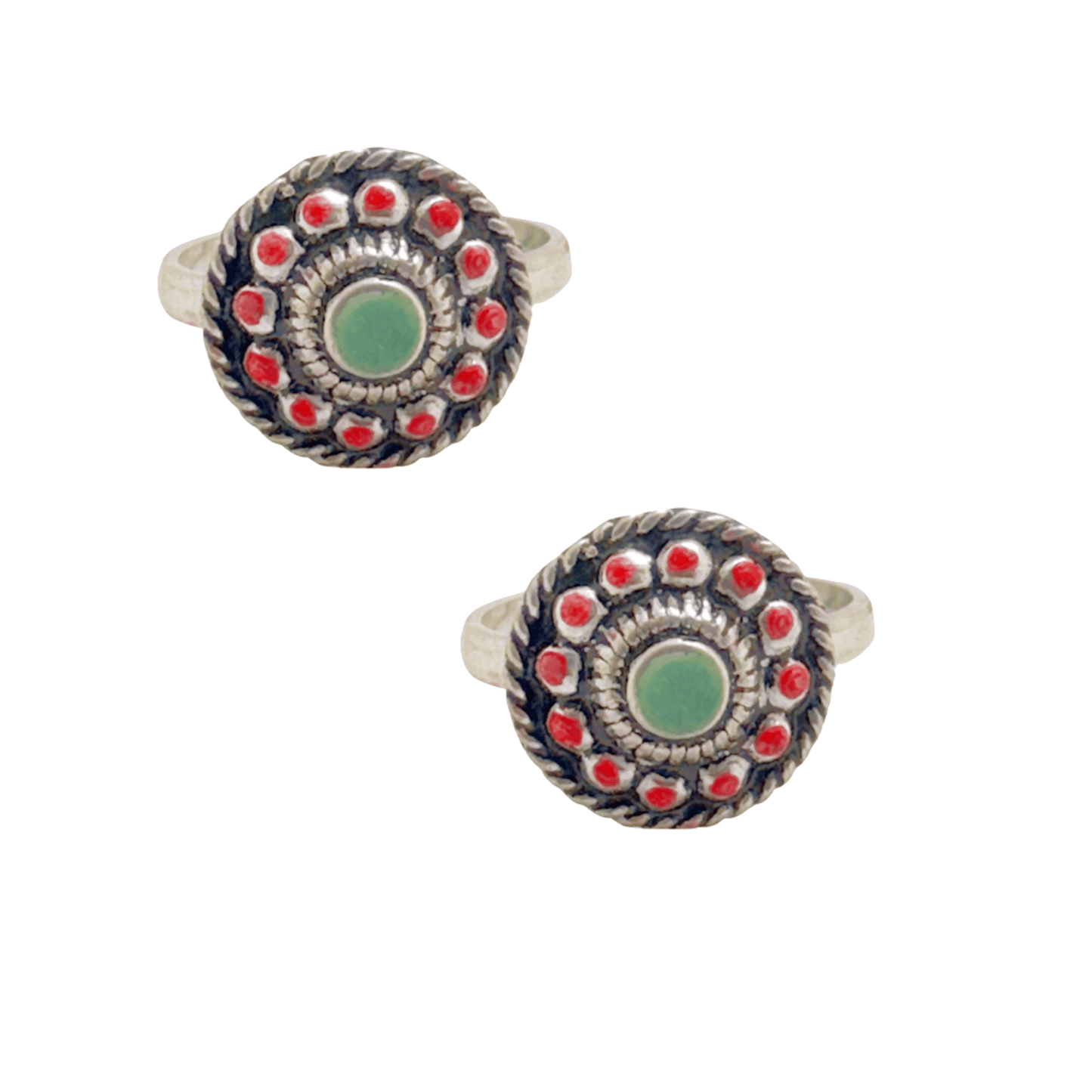 Silver Grace Toe Rings