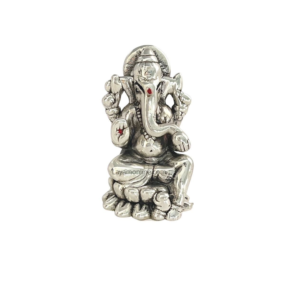 Antique 999 Fine Silver Haridra Ganesha Idol
