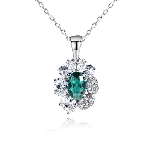 Silver Evelyn Necklace
