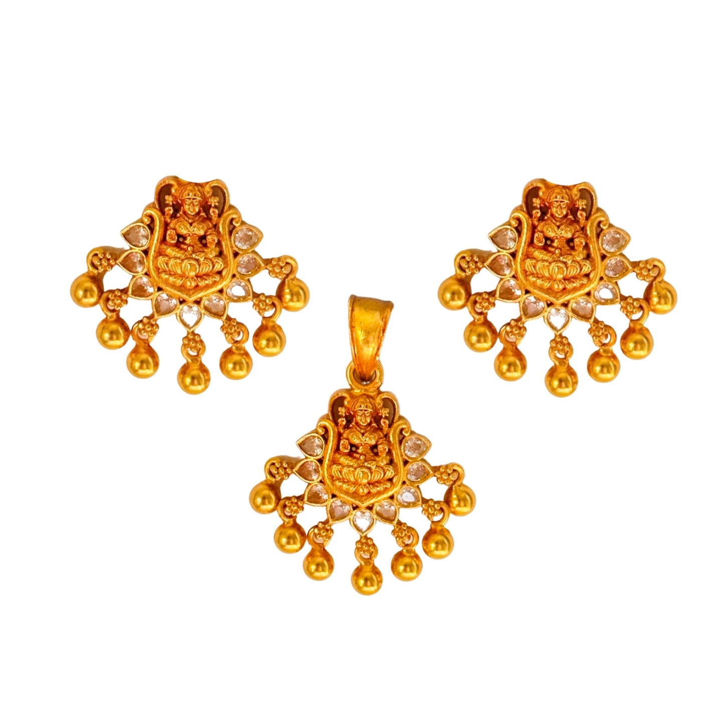 Silver Sanvita Pendant set